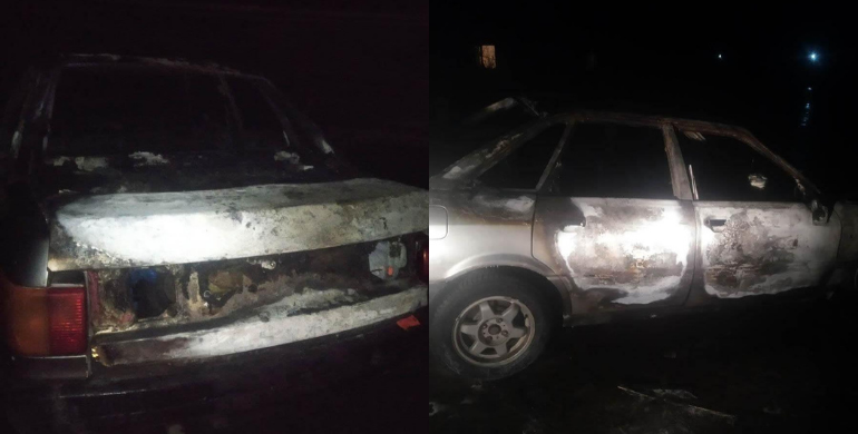 Вночі у Гощі спалили два авто, які належали подружжю адвоката та депутата
